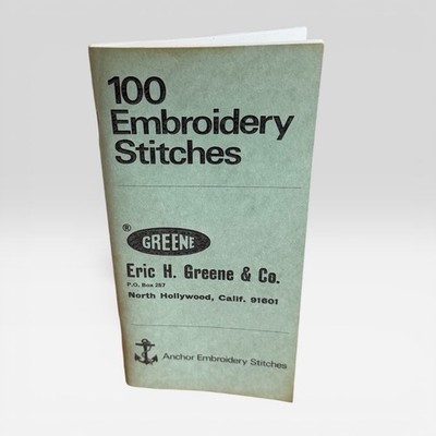 100 Embroidery Stitches Charles Scribner s Sons Vintage Needlework Guide