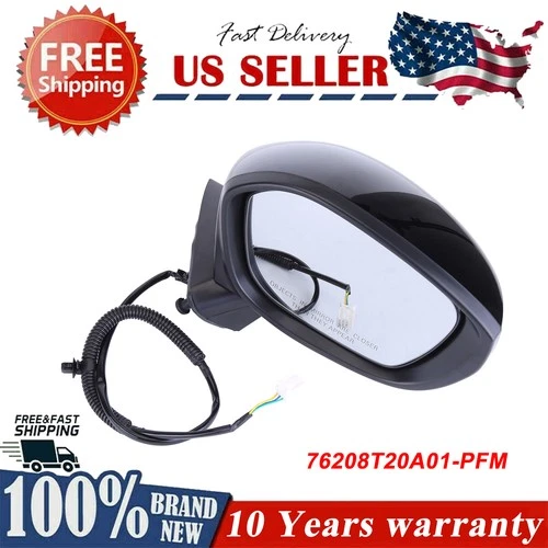 3 PINS FOR HONDA CIVIC 2022 2023 POWER ADJUST BLACK MIRROR RIGHT PASSENGER SIDE