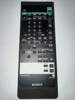 Sony RM-U251 Audio Video Receiver Remote Control Genuine OEM Replacement