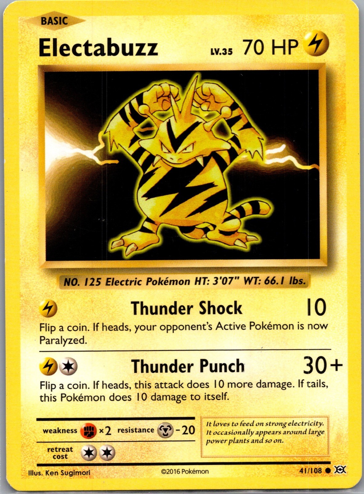 Electabuzz Common XY - Evolutions 41/108 MP