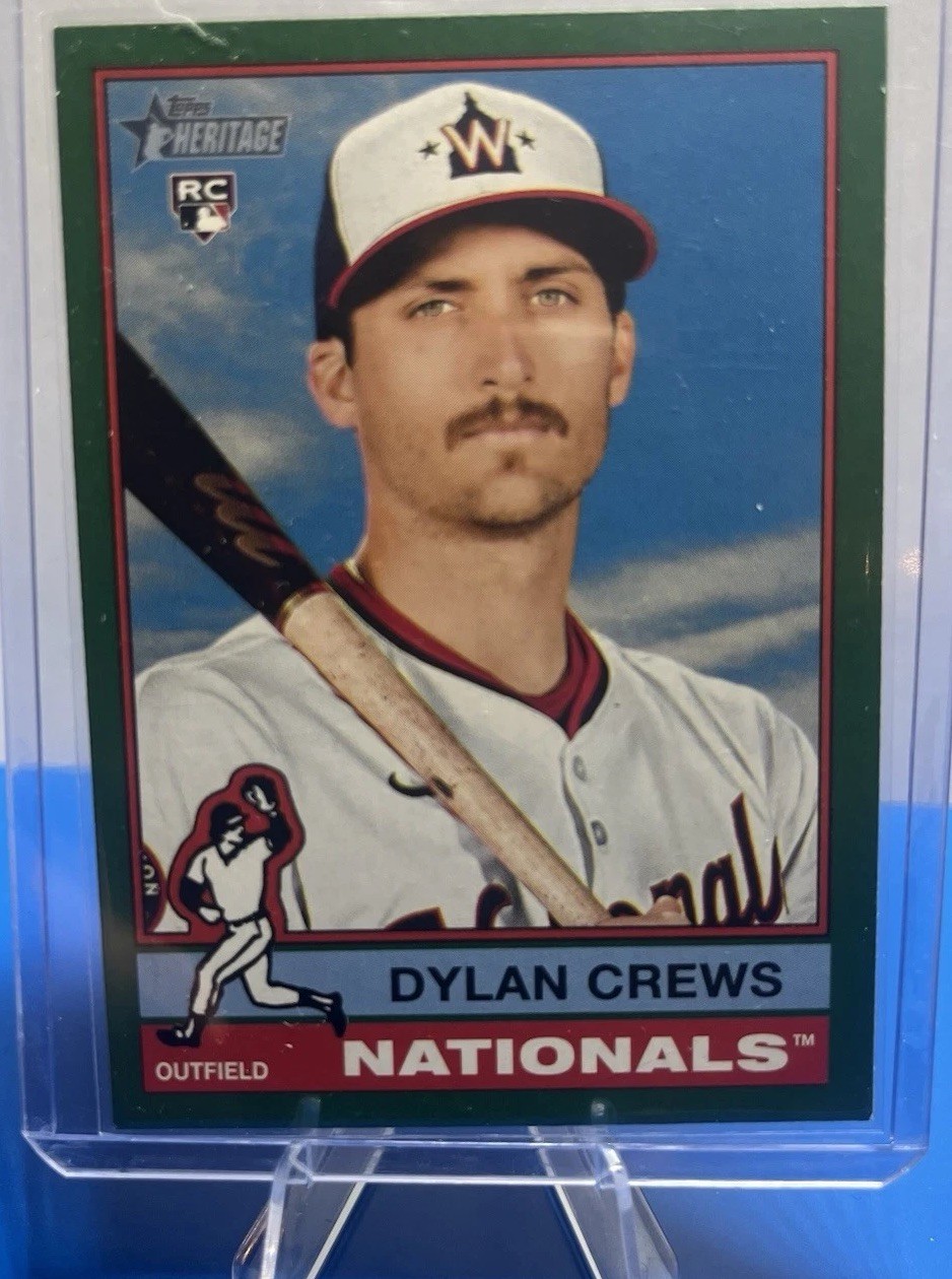 2025 Topps Heritage - Dylan Crews #247 Dark Green Border (RC)