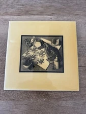 M.C. Escher “Reptiles” Ceramic Tile Whimsy Decorative Wall Art 7.75”