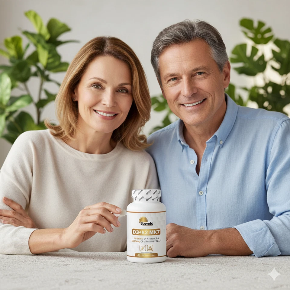 Vitamina D3 10.000 UI + K2 MK7 200mcg – Supporto immunitario e osseo – Sowelo - Immagine 4 di 4