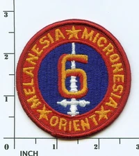 USMC 6th Marine Division PATCH 6th MarDiv WWII full embroidery Repro WW2 Marines