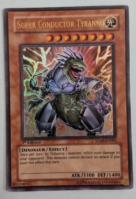 1x (P) Super Conductor Tyranno - SD09-EN001 - Ultra Rare - 1st Edition  YuGiOh