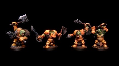 PRO-PAINTED WH Underworlds Shadespire The Chosen Axes COMMISSION 4 models