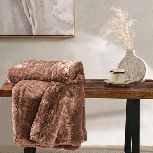 Luxury Serengeti Double Sided Faux Fur Throw – Super Soft Fleece Blanket Gift - Picture 76 of 93