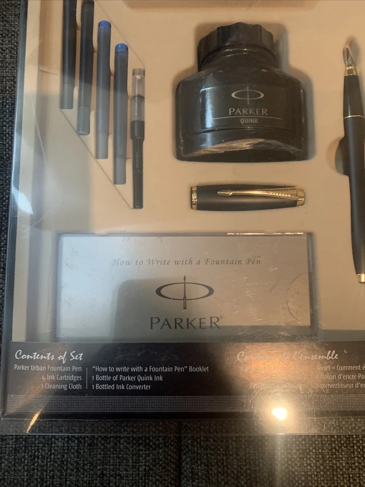 Супер РАСПРОДАЖА!!! Parker Urban матовый черный перьевая ручка комплект - Изображение 4 из 4