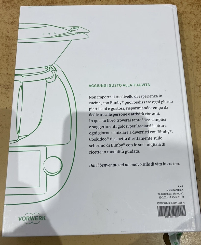 FOLLETTO BIMBY LIBRO TM6 ORIGINALE CAMPIONARIO RICETTARIO RICETTE TM 6 - Immagine 2 di 2