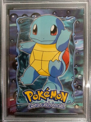 1999 Topps Pokemon SQUIRTLE #7 #E7 Movie Edition NM - MT