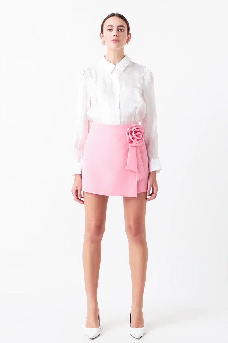 スカート muguet spangle mini skirt pink M NWT! Endless Rose Corsage Mini Skirt Pink Size: Large | eBay