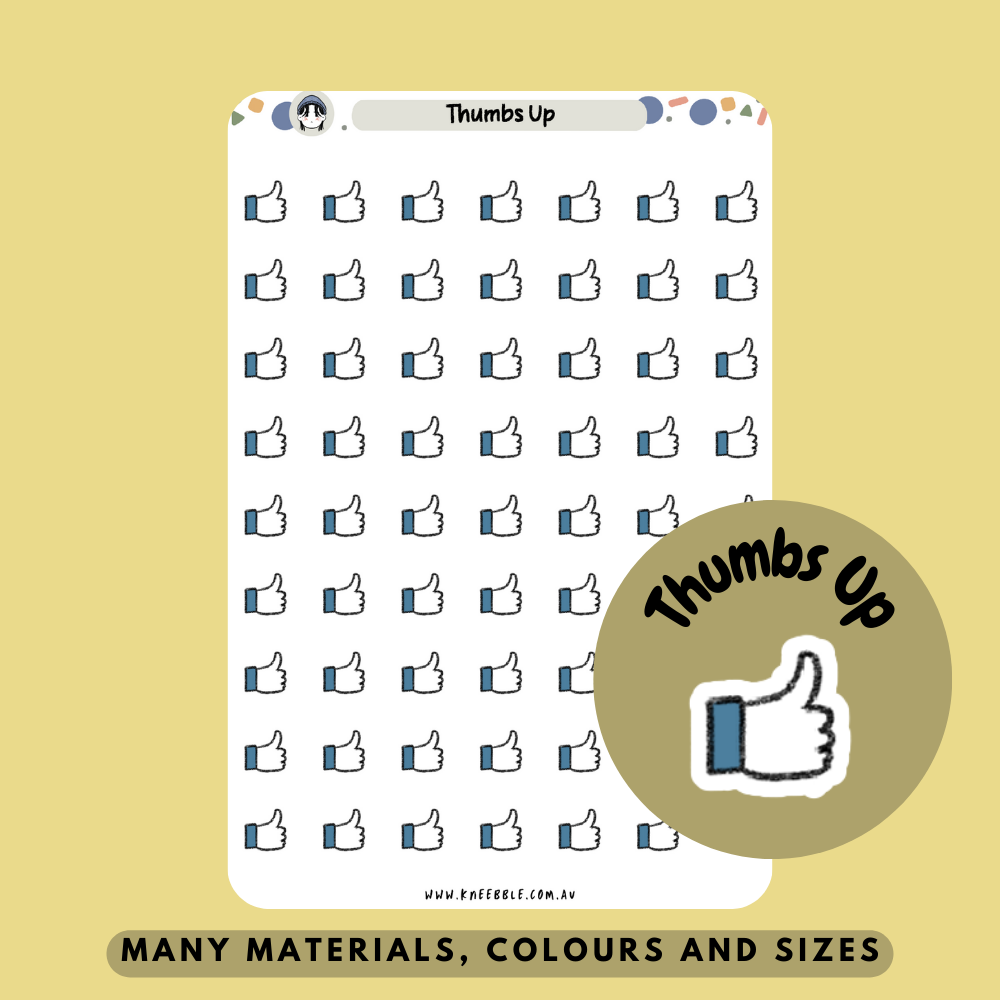 Thumbs Up Planner Stickers