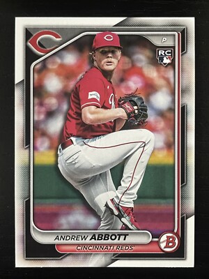 2024 Bowman Andrew Abbott RC Rookie Card Cincinnati Reds #70