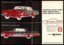 1966 Chrysler Motors Corporation MOPAR Parts Division 2-Page Vintage Print Ad