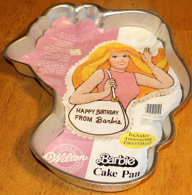 Wilton Barbie Cake Pan 1986 Girl Birthday Party Baking 21052250 and