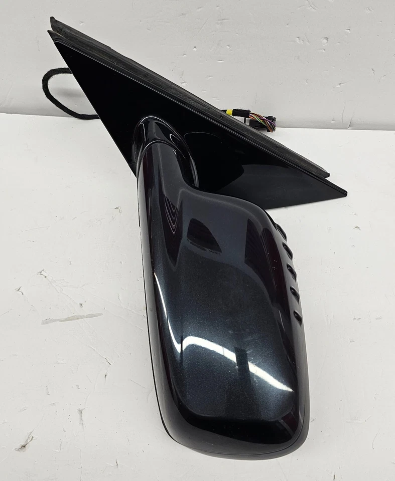 02-08 E65 E66 745I 750LI 760I DRIVER LEFT SIDE DOOR EXTERIOR MIRROR Pearl Black Foto 3 de 4