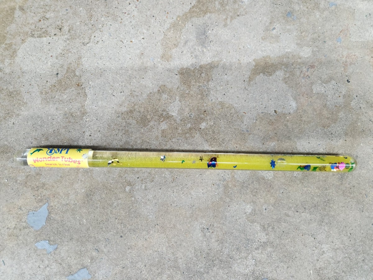 Rare HTF Vintage Glitter Wonder Wand I Spy Yellow Mint! Brand New