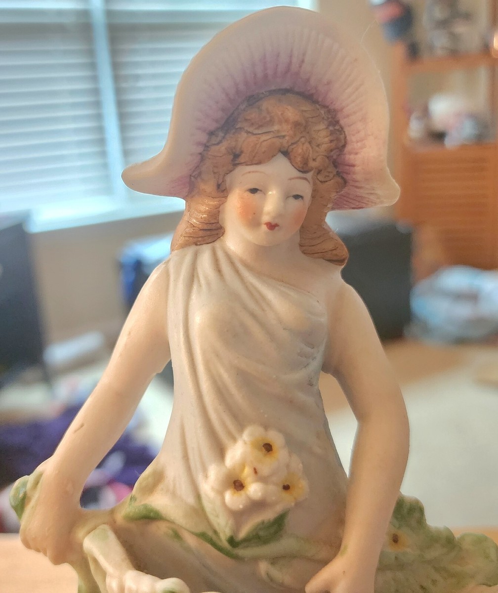 Vintage Porcelain Figurines Occupied Japan 8.75” Tall | eBay