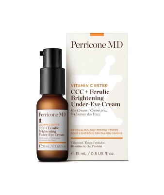 Perricone MD Vitamin C Ester CCC + Ferulic Brightening Under-Eye Cream -0.5 oz
