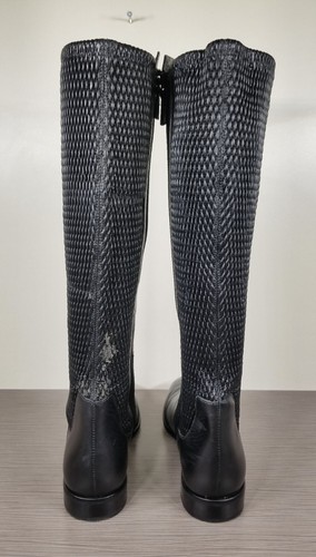 Cole Haan Rockland Tall Boot, Black Leather, Womens Size 8 B - Picture 5 of 12