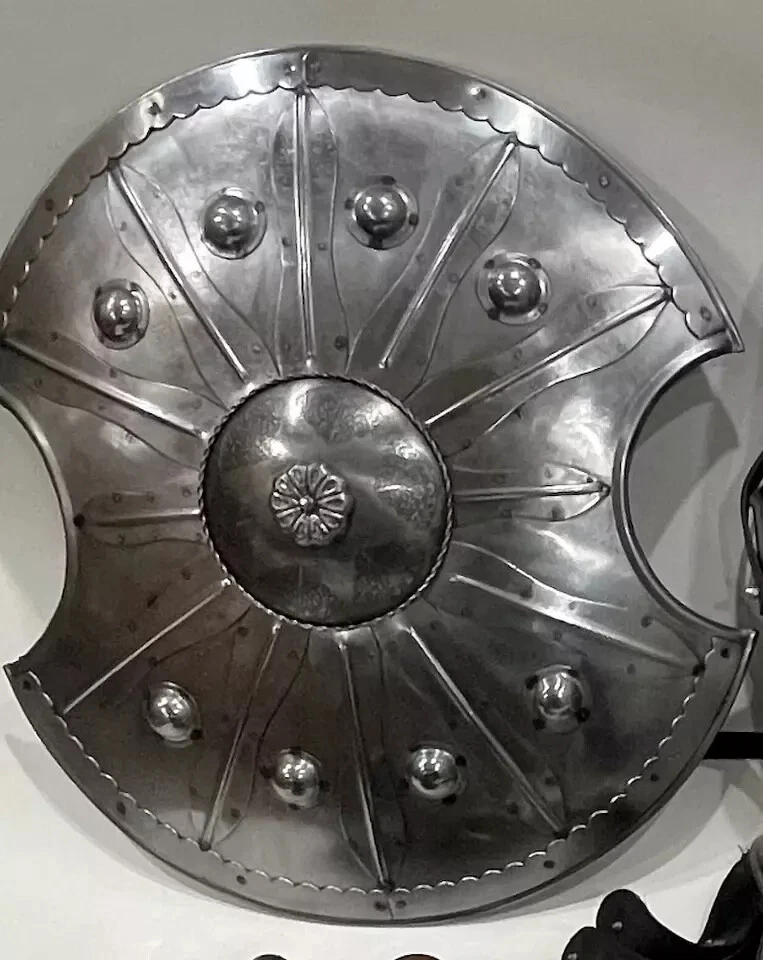 Griechische Muskelpanzer-Brustplatte mit Gladiatorenhelm Maximus Hallowen-Kostüm - Bild 4 von 4