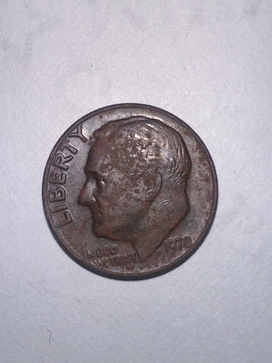 Rare 1978 Dime on Penny Planchet with multiple errors | eBay