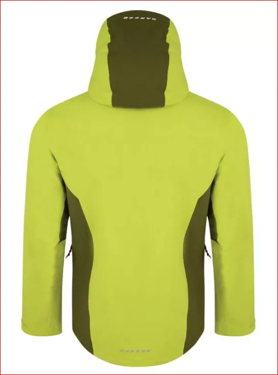 DARE2B Mens Diligence Jacket (Lime Punch/Cardamom) - Size Medium - Image 2 of 4
