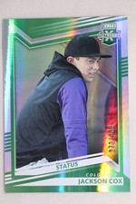 Jackson Cox - 2022 Elite Extra Edition Baseball Green Parallel #273/499 