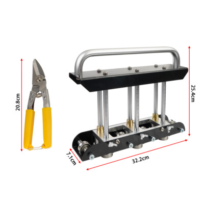 ER3 Three-Station Edge Roller Sheet Metal Edge Roller Bender,0-90° Bending Angle