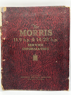 The Morris Motors 1935 Service Information Cars book