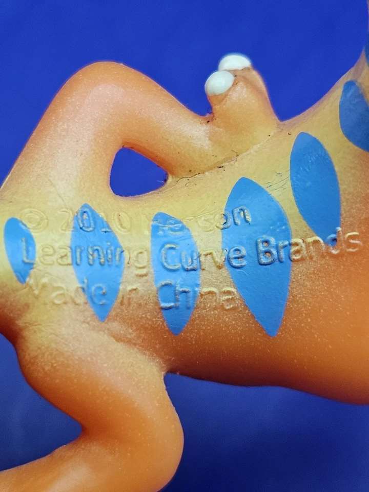 Figura suelta de Henson Learning Curve 2010 Dinosaur Train Buddy Orange T-Rex 2" Foto 3 de 4