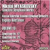 Evgeni Svetlanov / Russian Academic Myaskovsky: Syms 17 & 21 Etc CD New 89464000
