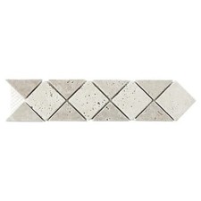 Border Tiles Wall Beige Diamond Stone effect Kitchen Natural Stone L300 W67mm