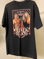 WWE Bad Blood 2003 Vintage PPV L Shirt Never Worn! Kevin Nash VS Triple H Rare
