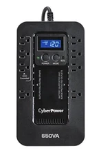 CYBERPOWER SYSTEMS (USA), INC. EC650LCD ECO LCD (8) 5-15R OUTLETS 5FT CORD 5-15P