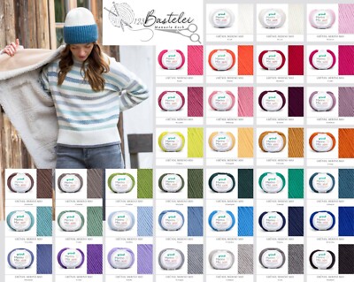 ''Gründl Merino Mio'' 50g Universalgarn hochwertig, kuschelweich, viele Farben