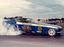 Harry Schmidt "Blue Max" Richard Tharp 1970 Mustang NITRO Funny Car PHOTO! #(7)