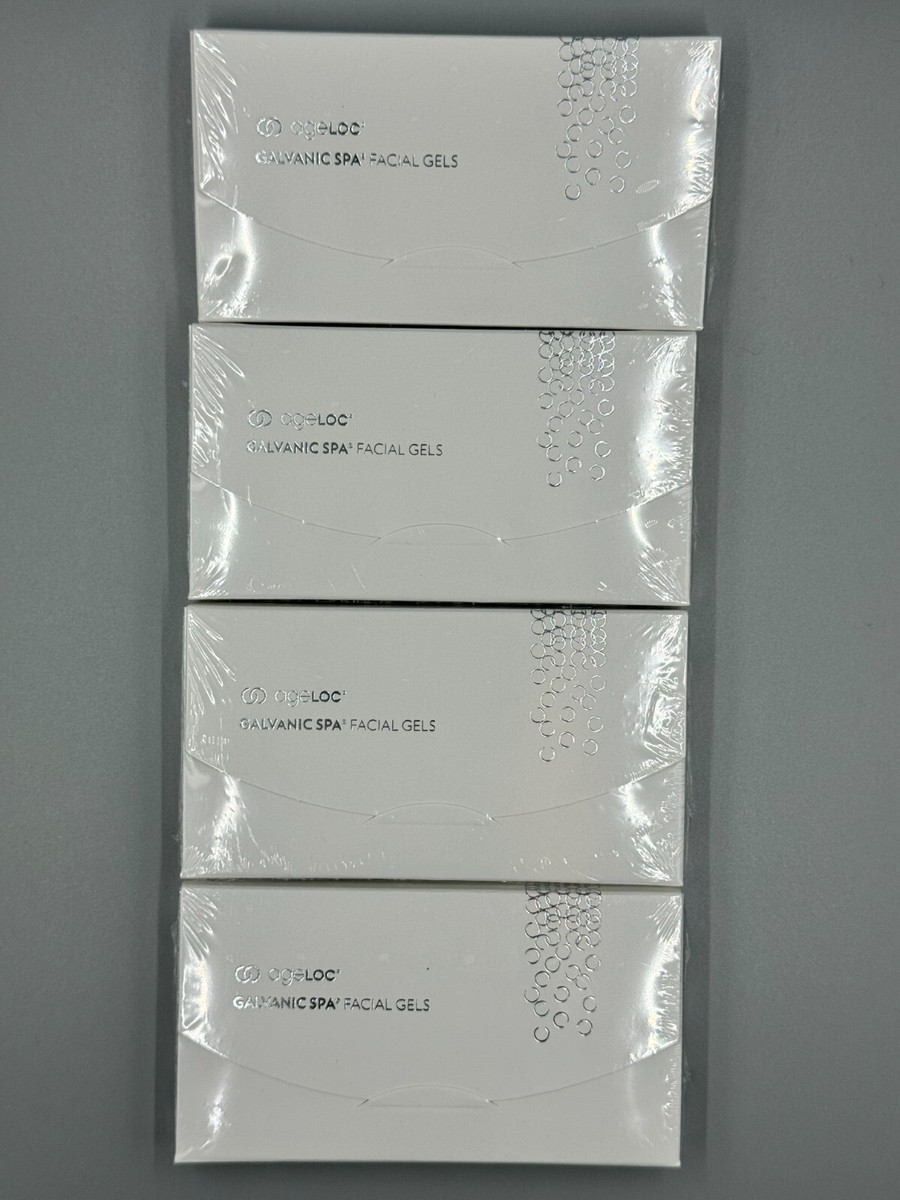 NU SKIN Nuskin ageLOC Galvanic Spa System Facial Gels (4 Packs