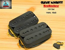 G.M. HexBucker Hight Output Humbucker Set (50mm,52mm) Black