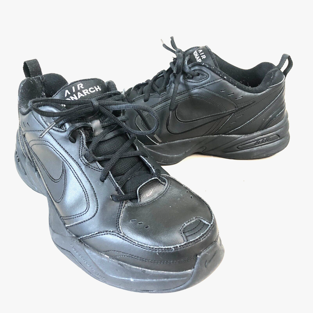 Size 12.5 - Nike Air Monarch IV Black 