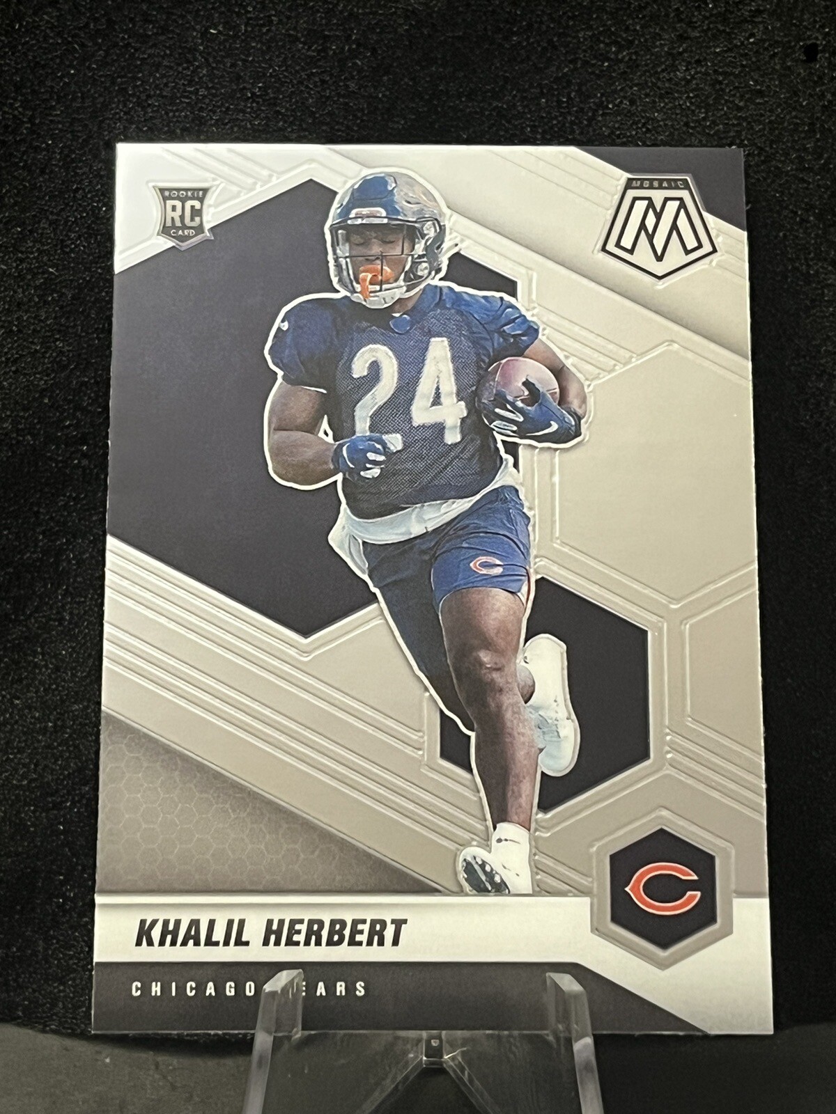 Khalil Herbert - 2021 Mosaic ROOKIE #380 - Chicago Bears RC