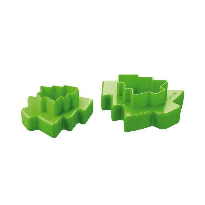Creative Party K1135/G Tagliabiscotti A Forma Di Calza Di Natale – 11,4 Cm, Acciaio Con Rivestimento Verde