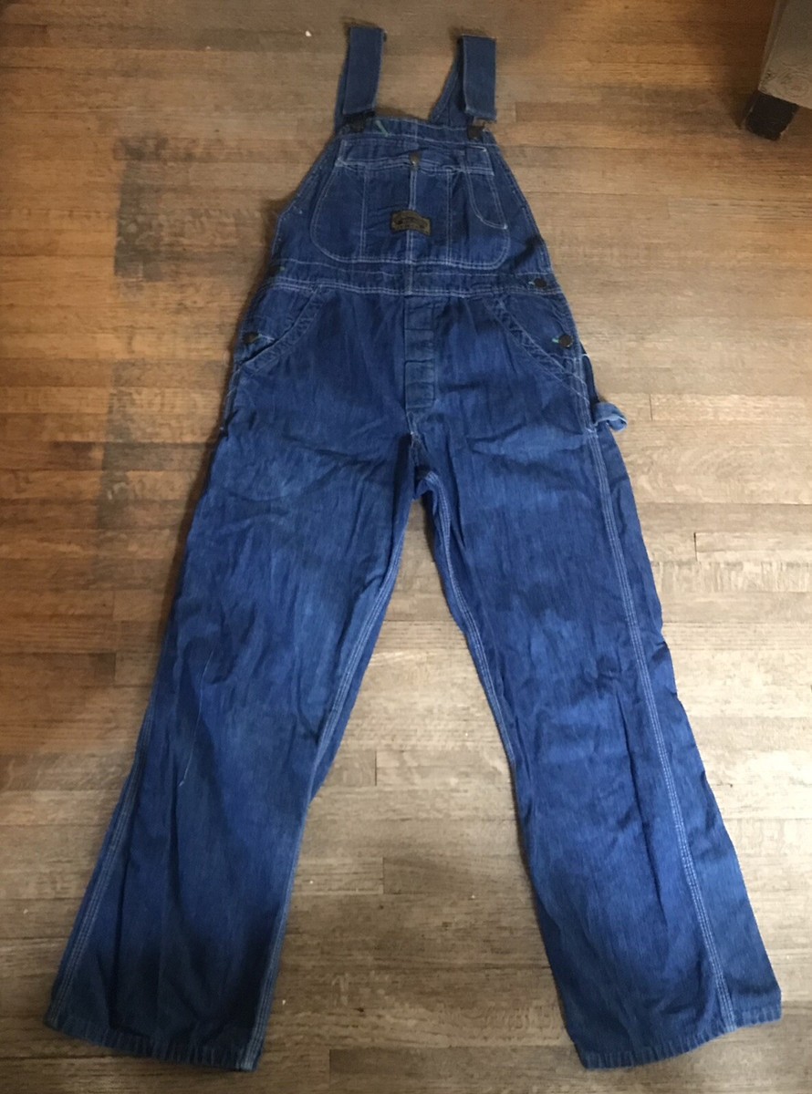 Vintage Washington DEE CEE SANFORIZED Blue Denim Overalls