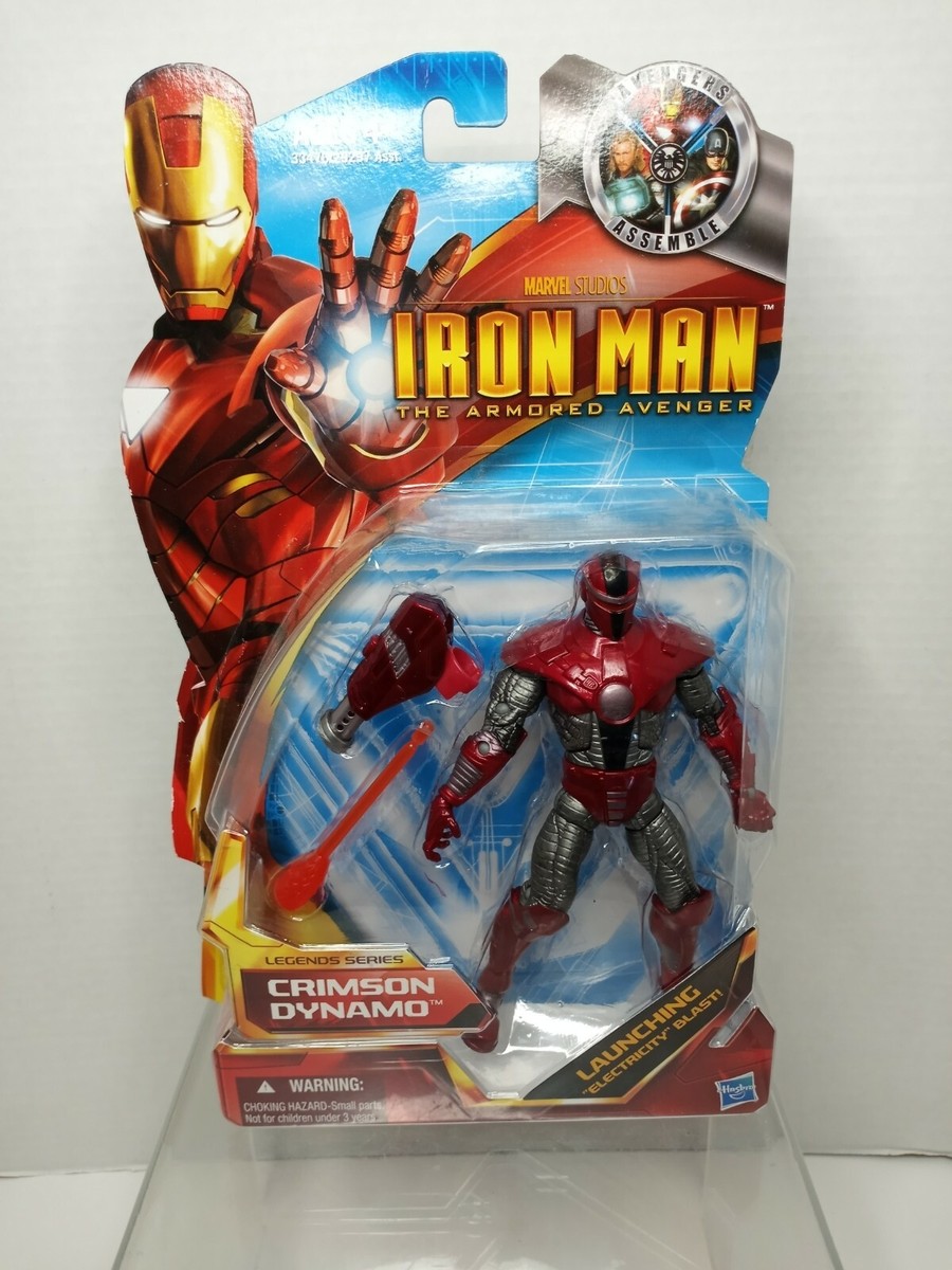 Hasbro Marvel Studios Iron Man Armored Avenger Legends Crimson