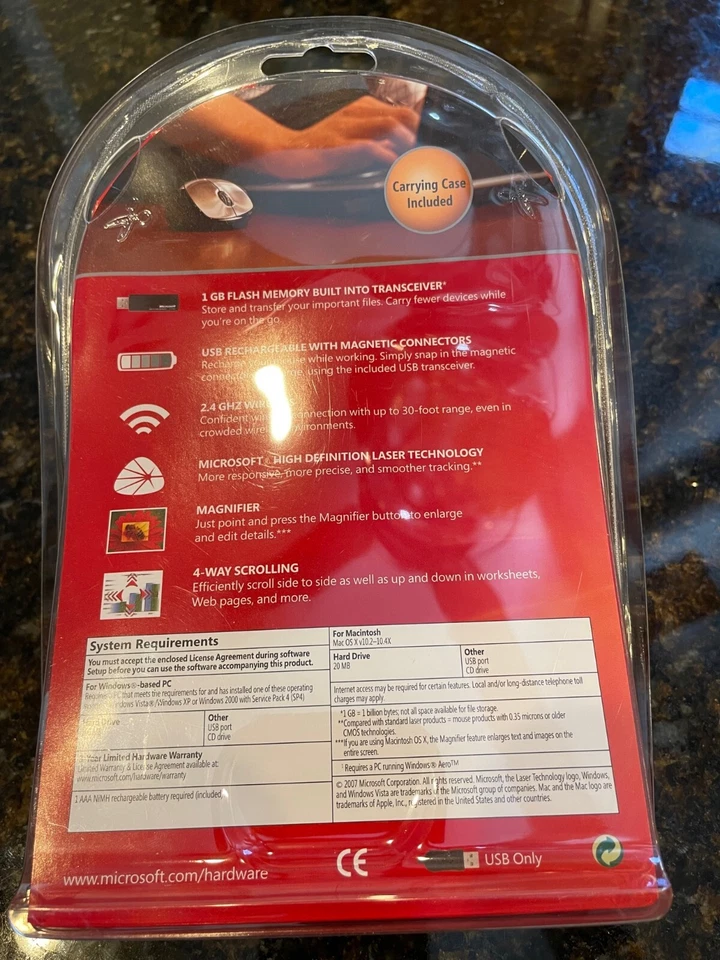 Microsoft Mobile Memory Mouse 8000 - Image 4 of 4