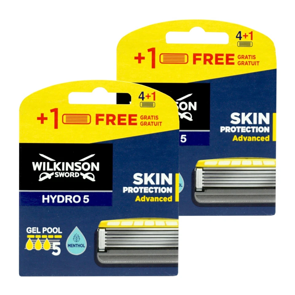 10x Wilkinson Sword Hydro 5 SKIN Advanced Rasierklingen - NEU - OHNE OVP -