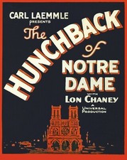 The Hunchback of Notre Dame  (1923) - Movie Poster, 8x10 Color Photo