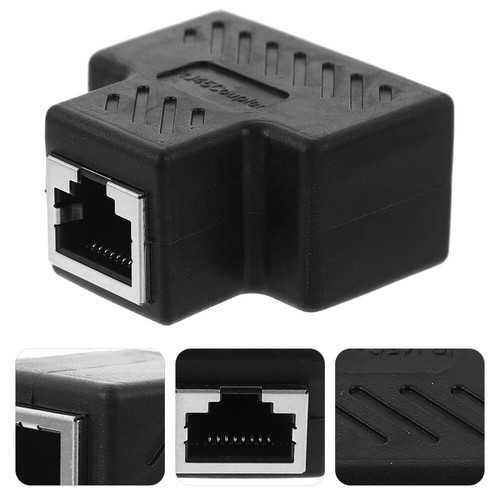 RJ45 Ethernet Module Plug Connector Extender Wifi Double Internet Cable - 第 5/12 張圖片
