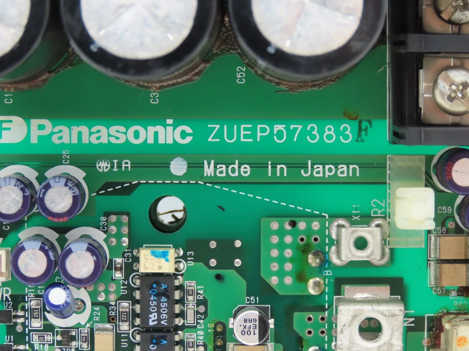 Placa de circuito Panasonic ZUEP57383 para amplificador de eje externo Foto 2 de 4