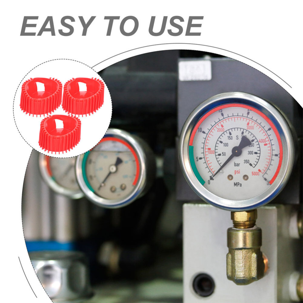 5pcs Oxygen And Acetylene Gauge Covers Silicone Protector Pressure